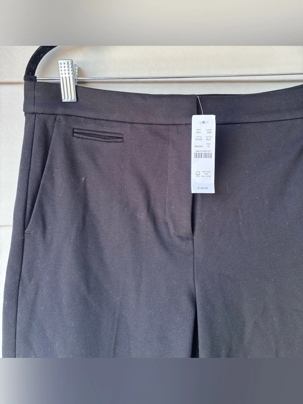 NWT J.Crew Women’s Black Dress Pants – Size 10